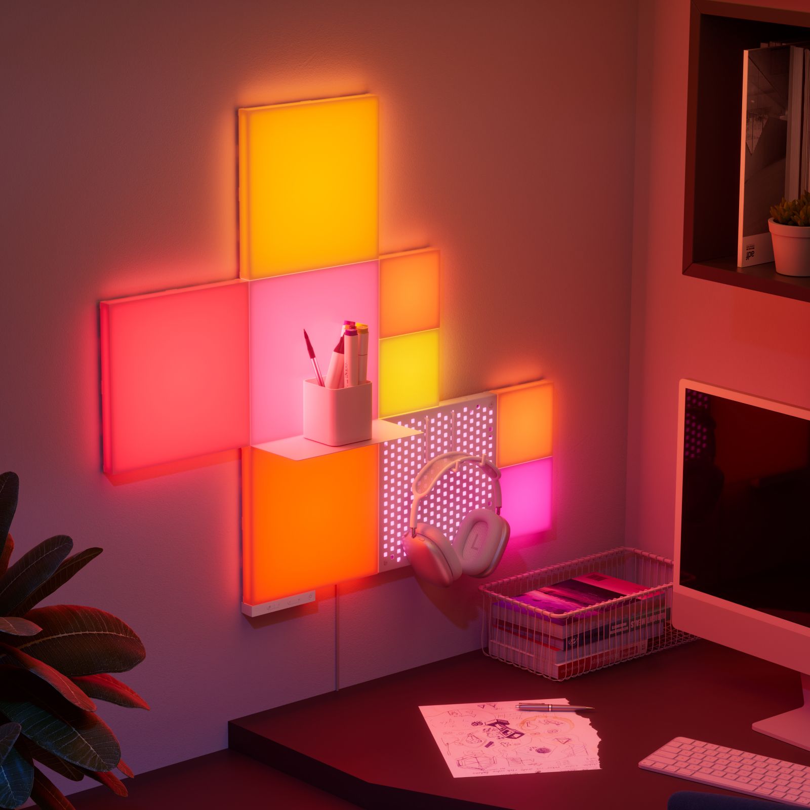 Nanoleaf Blocks Combo XL Smarter Kit environment image