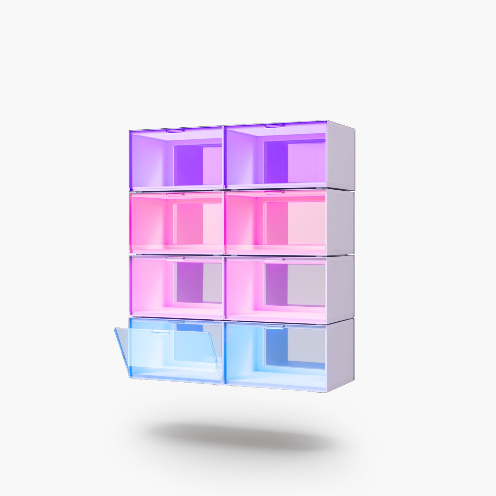 Nanoleaf expo led display case