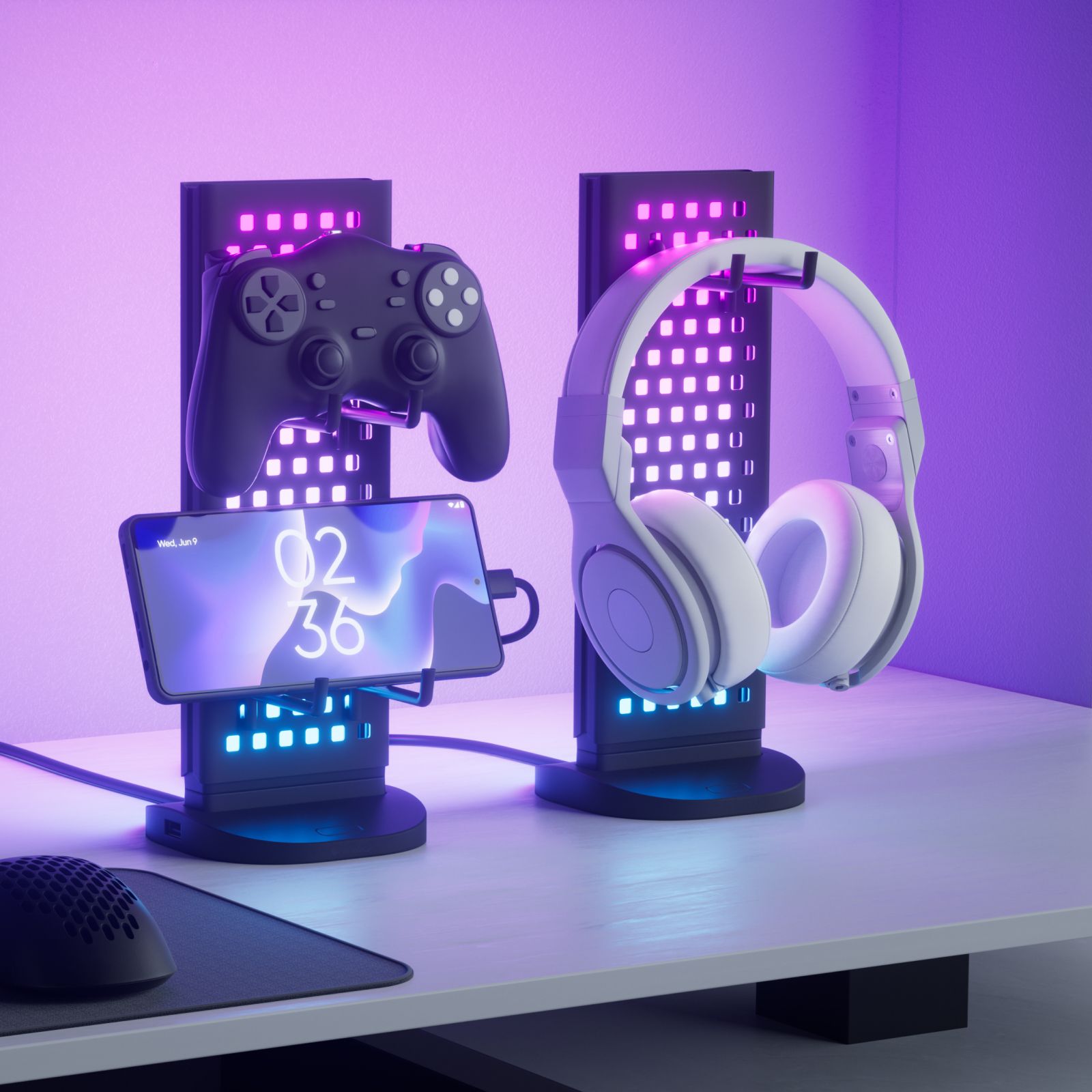 Pegboard Desk Dock (2 Pack)